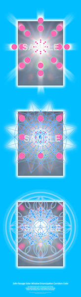 Safe-Passage Solar Window Code Posters